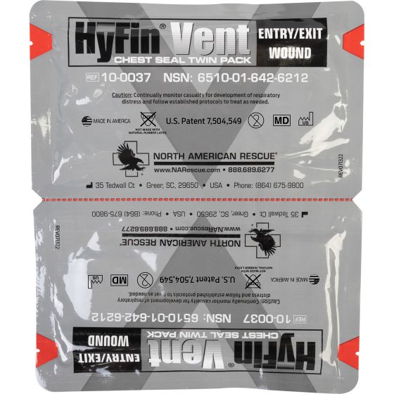 North American Rescue-HyFin® Vent Chest Seal Twin Pack-MedTech-1